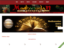 Tablet Screenshot of madhusudanastroguru.com